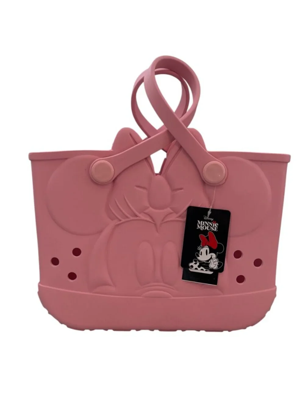 NWT Small Eva Tote Disney Minnie Mouse Pink Bitty Bogg Bag NWT